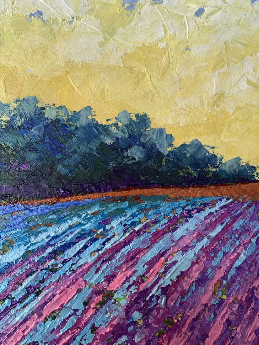 Oil painting Warm days in the fields V. Zadorozhnya - 9