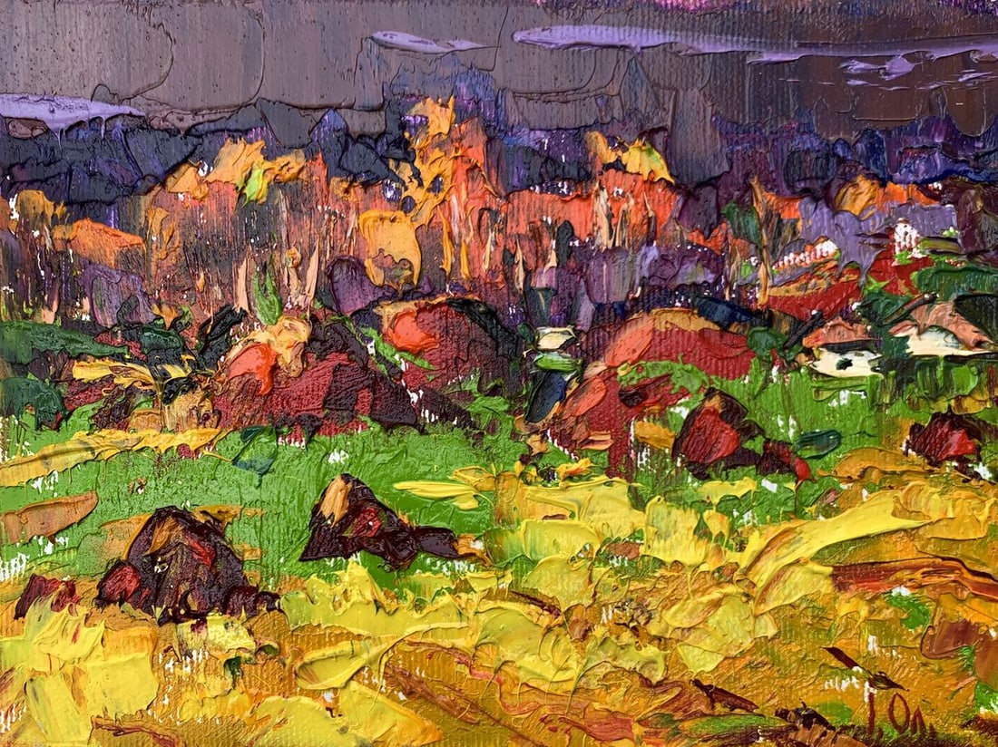 Oil painting After the rain Oksana Kalenyuk (1 of 12)