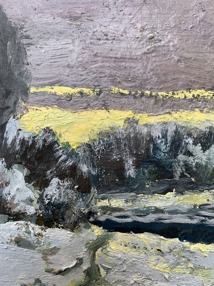 Oil painting The long awaited winter evening Leonid Maistrenko - 10
