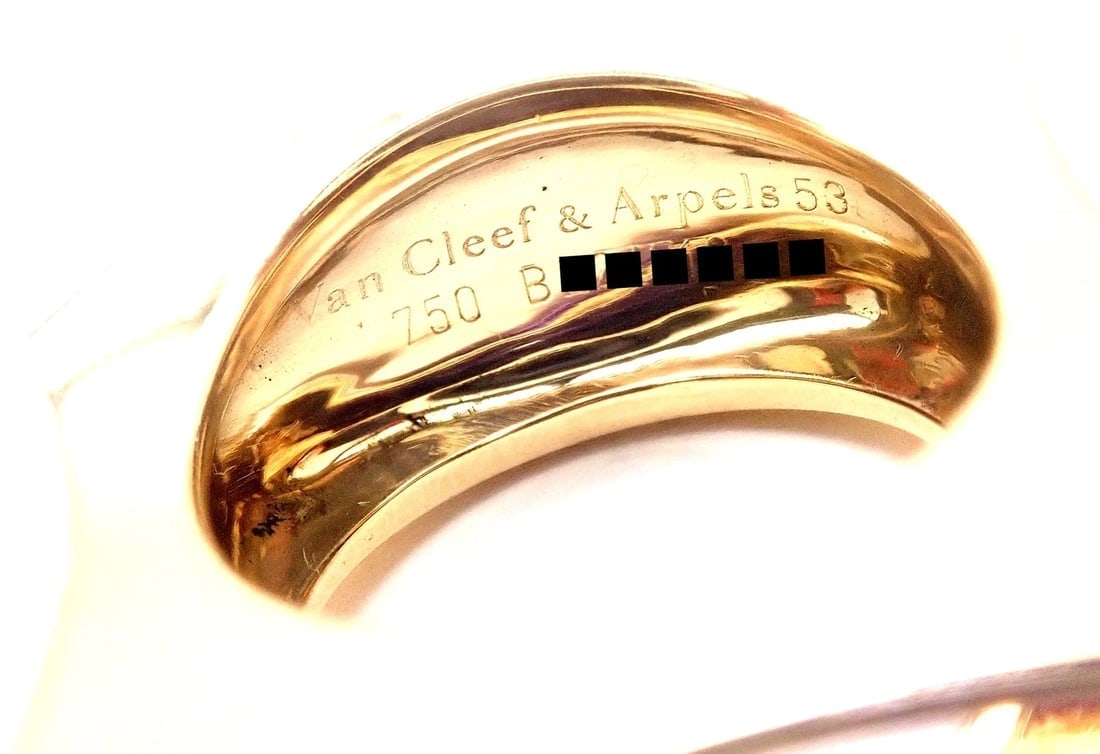 Van Cleef & Arpels Electra 18k Yellow Gold Diamond Large Amethyst Ring Paper - 6
