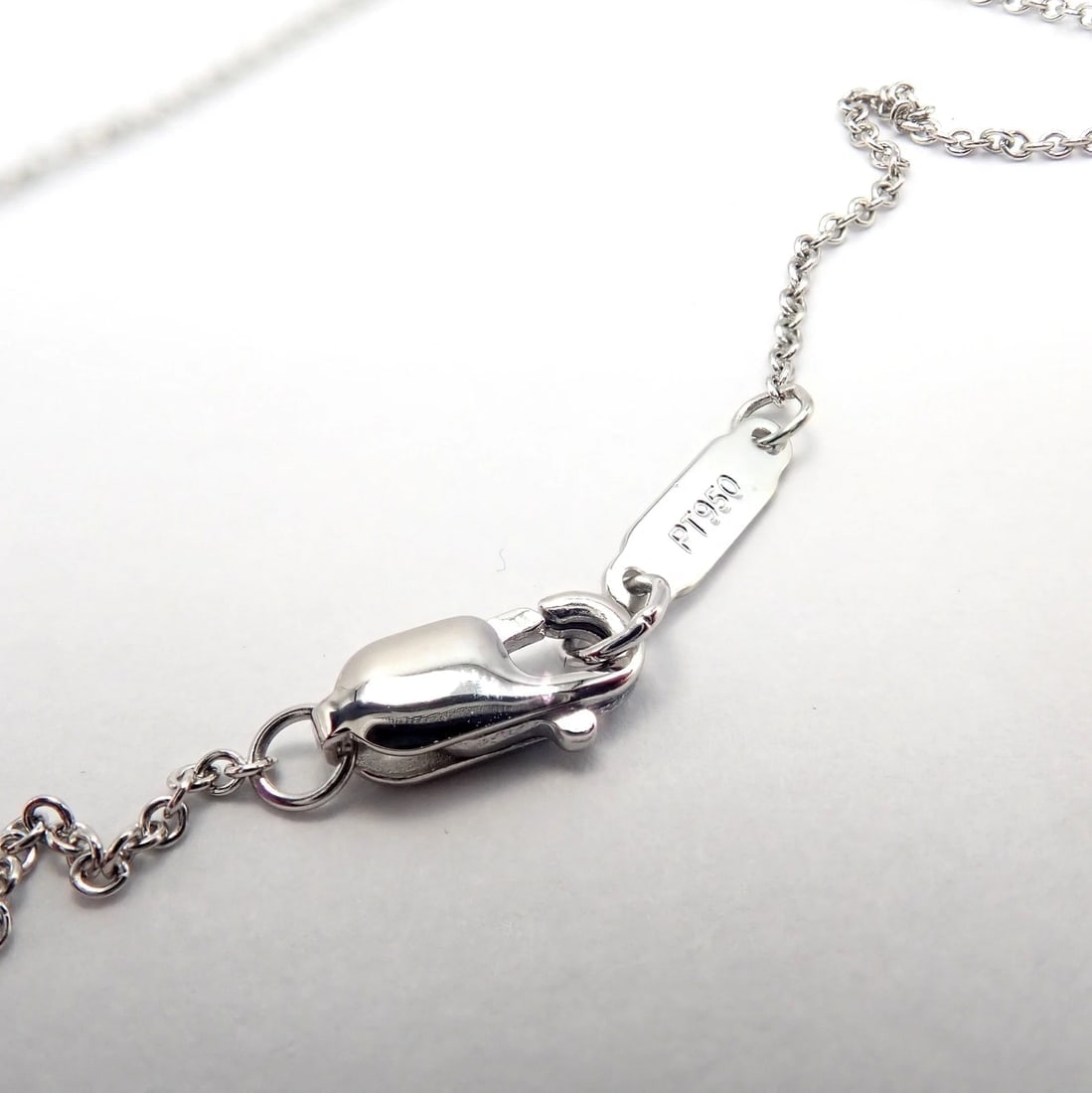 Authentic! Tiffany & Co Platinum Jazz Diamond Tanzanite Pendant Necklace - 8