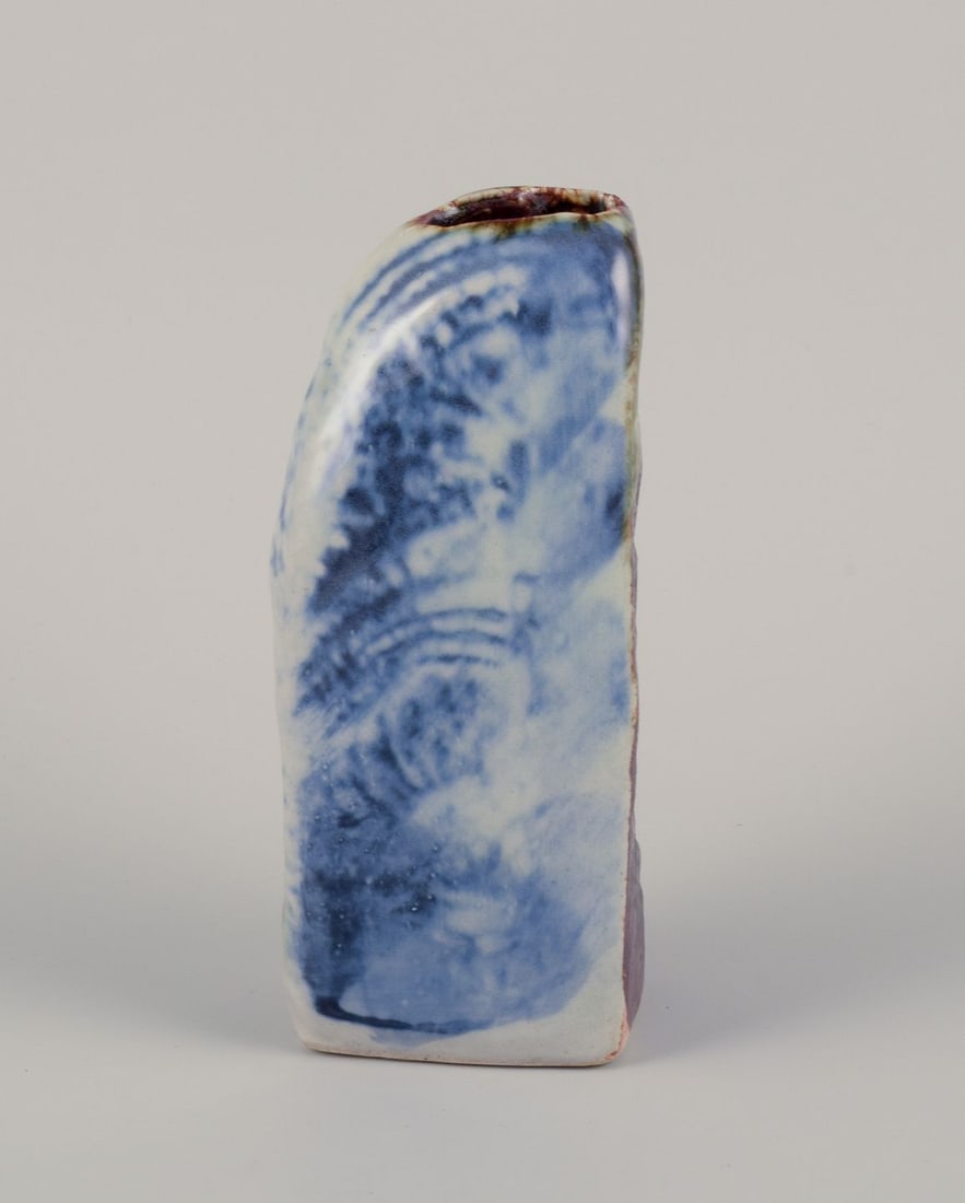 Carl Harry Stålhane for "Designhuset, Sweden. Ceramic vase with organic form. Ca. 1970. - 3