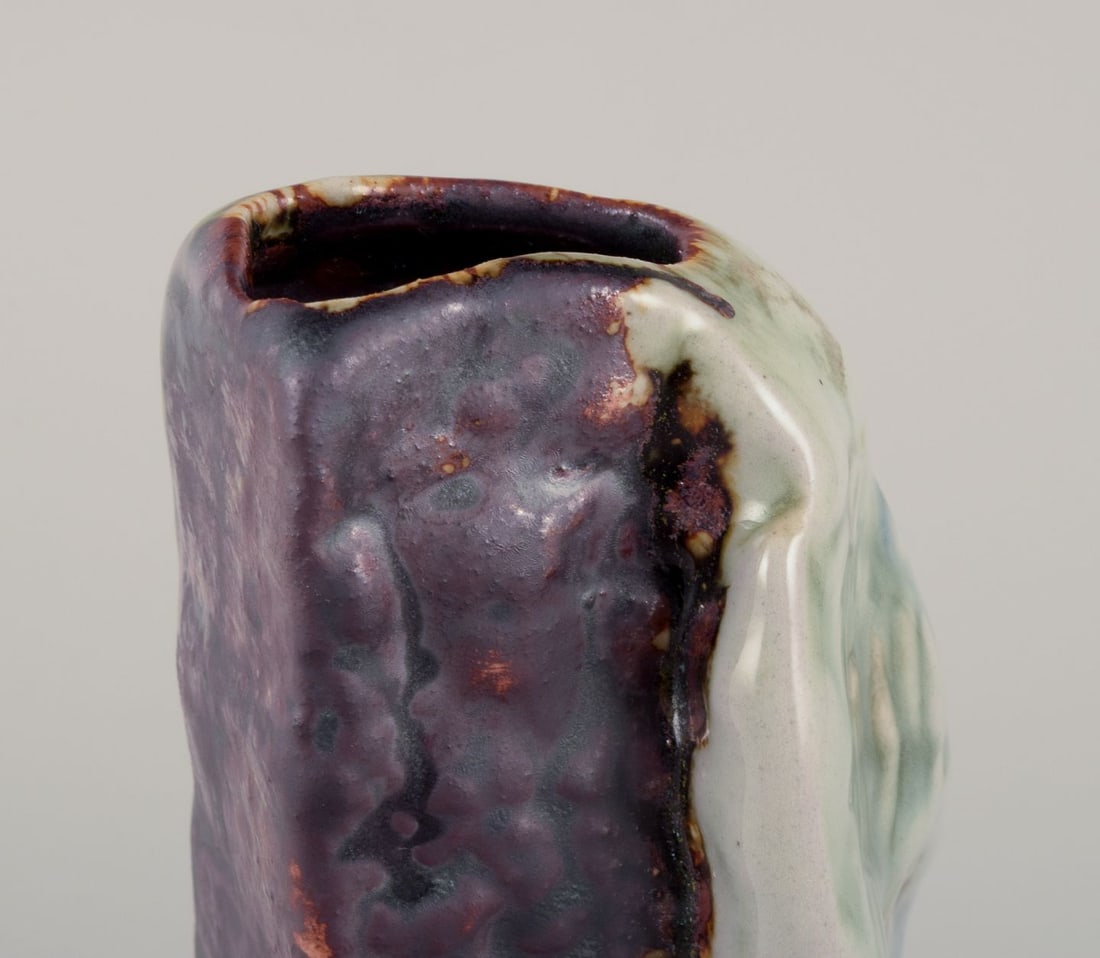 Carl Harry Stålhane for "Designhuset, Sweden. Ceramic vase with organic form. Ca. 1970. - 6