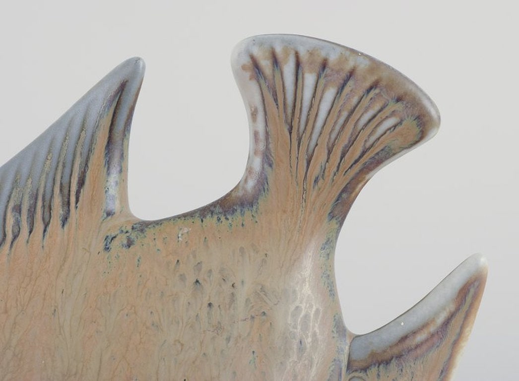 Gunnar Nylund for Rörstrand, Sweden. Ceramic figurine in the shape of a fish. Mid-20th century. - 5