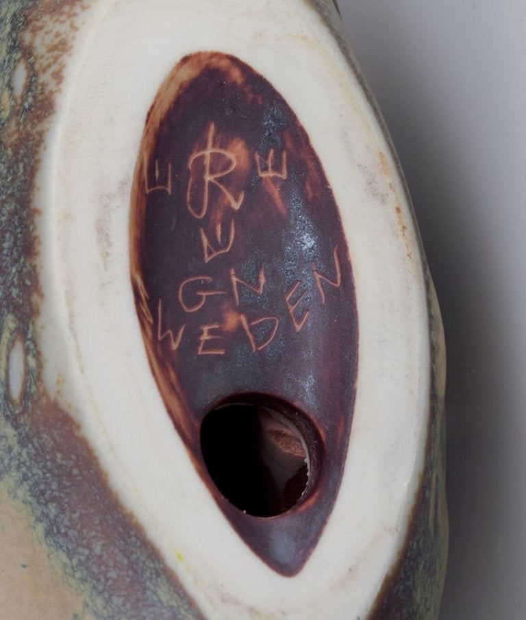 Gunnar Nylund for Rörstrand, Sweden. Ceramic figurine in the shape of a fish. Mid-20th century. - 7