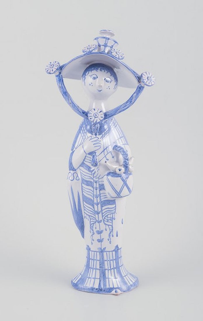 Bjørn Wiinblad, Danish artist. 'Autumn' from the series 'The Four Seasons'. Figurine in - 2
