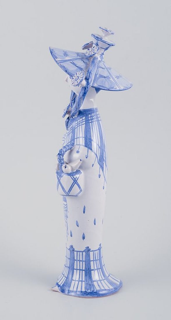 Bjørn Wiinblad, Danish artist. 'Autumn' from the series 'The Four Seasons'. Figurine in - 3
