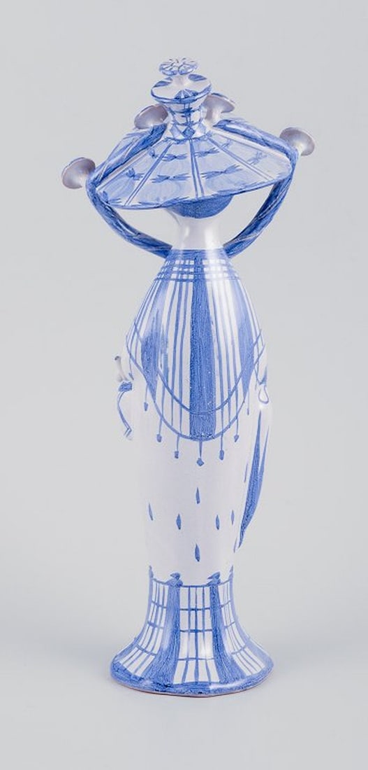 Bjørn Wiinblad, Danish artist. 'Autumn' from the series 'The Four Seasons'. Figurine in - 4