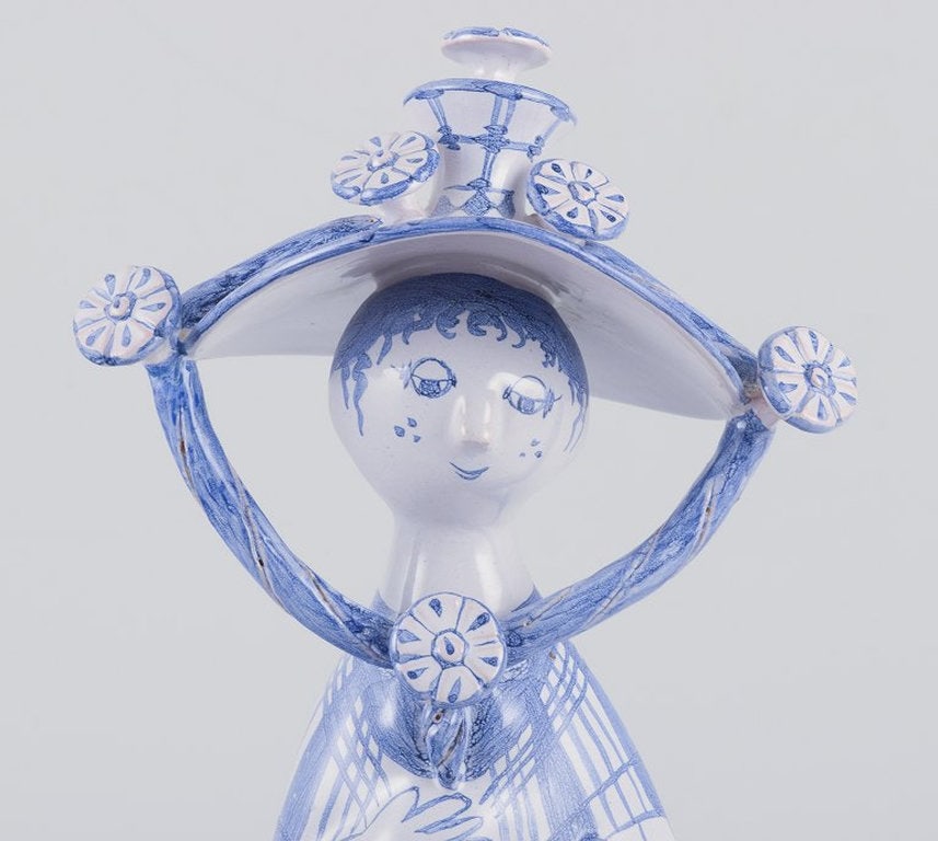 Bjørn Wiinblad, Danish artist. 'Autumn' from the series 'The Four Seasons'. Figurine in - 6