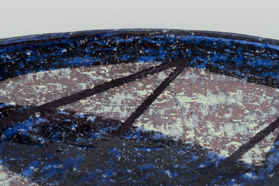 Ingrid Atterberg for Upsala Ekeby, Sweden. Oblong stoneware bowl. Circa 1960. - 7