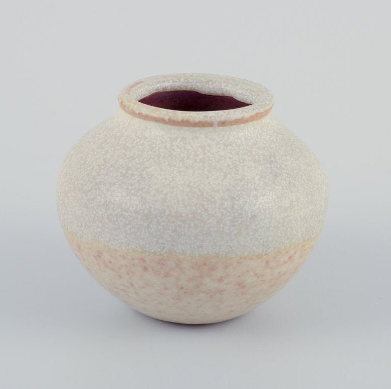 Nils Thorsson for Royal Copenhagen. Unique miniature vase in stoneware. 1924. - 2