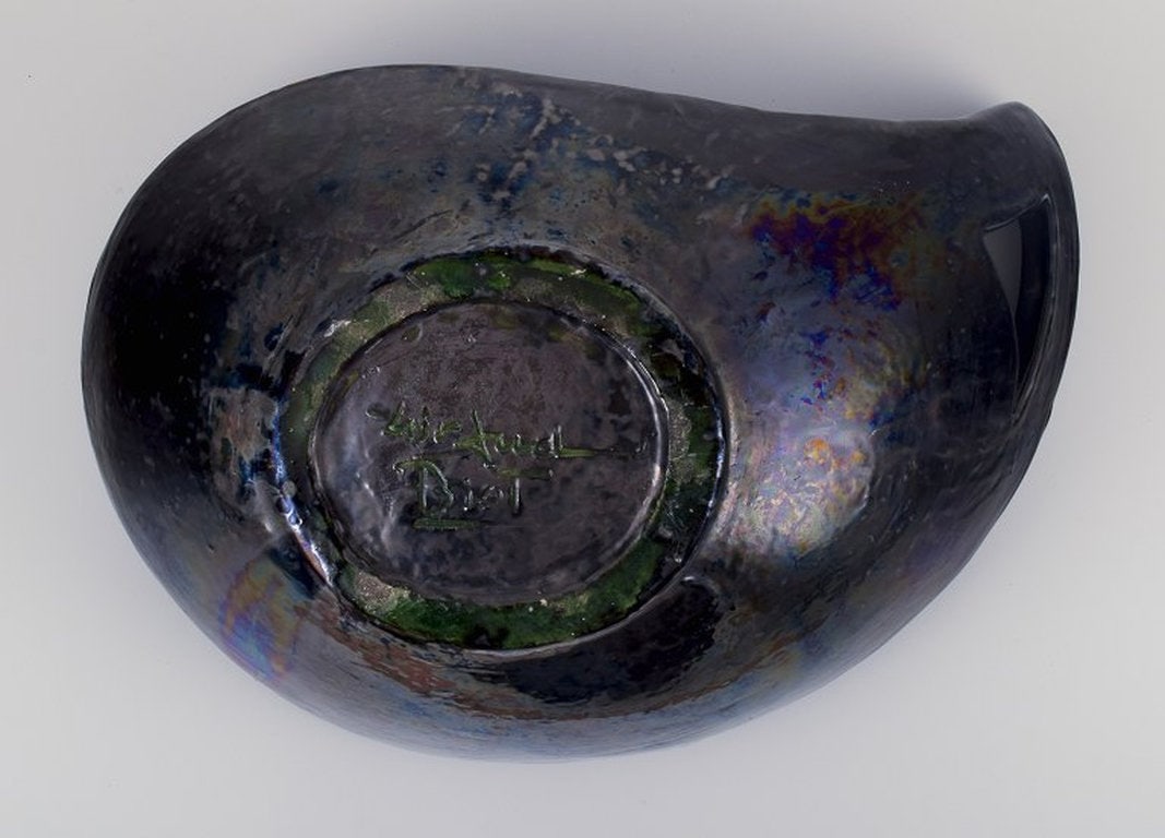 Biot, France. Large unique ceramic bowl. Organic form. 1970s. - 8