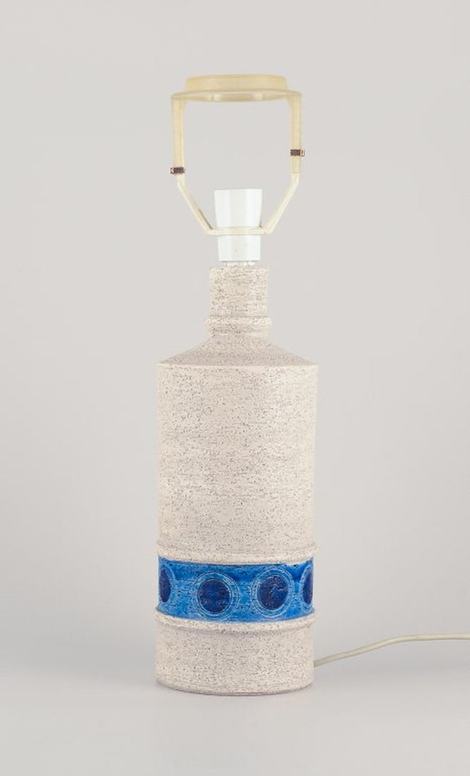 Aldo Londi for Bitossi, Italy. Large table lamp in glazed ceramic. 1970s. (1 of 8)