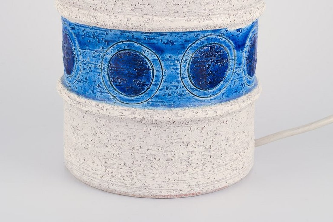 Aldo Londi for Bitossi, Italy. Large table lamp in glazed ceramic. 1970s. - 4