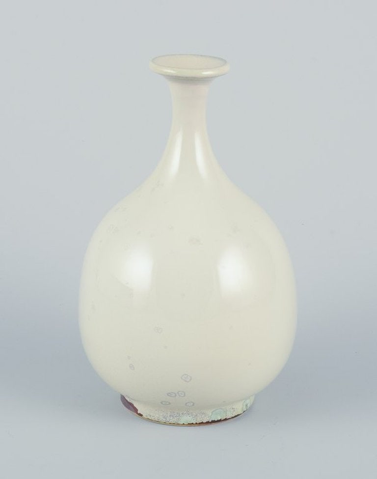 Sven Hofverberg, Swedish ceramicist, own studio. Unique ceramic vase. Late 20th century. (1 of 8)