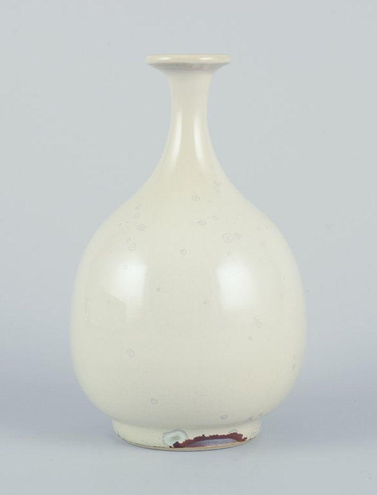 Sven Hofverberg, Swedish ceramicist, own studio. Unique ceramic vase. Late 20th century. - 3
