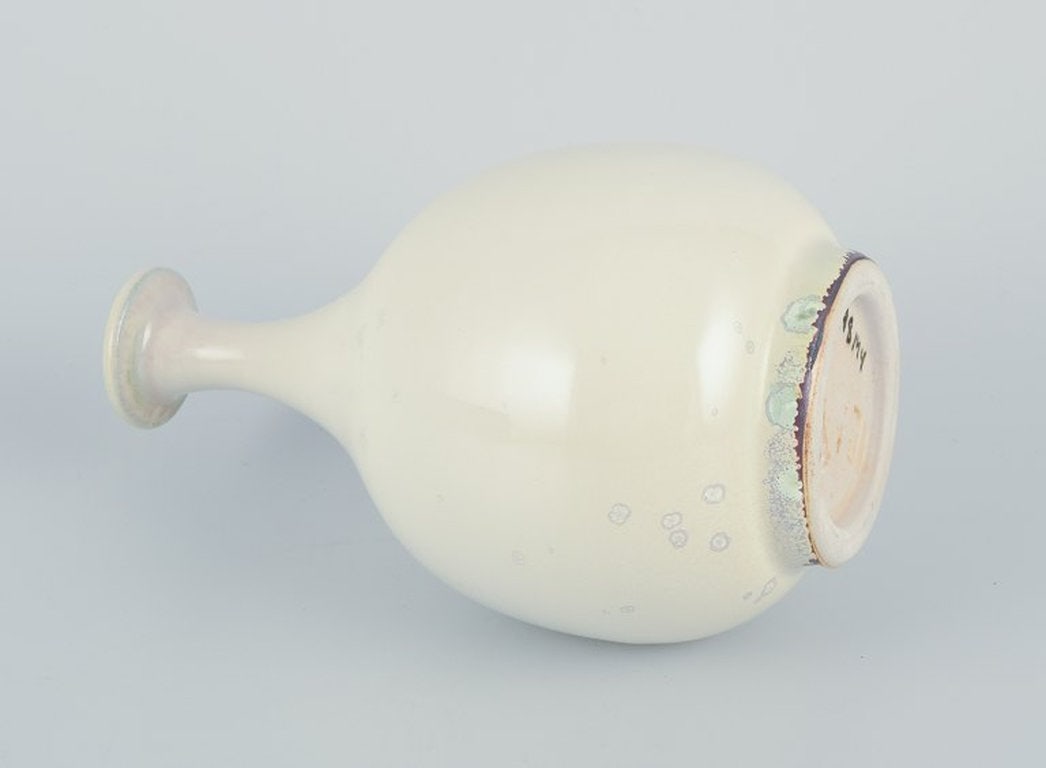 Sven Hofverberg, Swedish ceramicist, own studio. Unique ceramic vase. Late 20th century. - 7