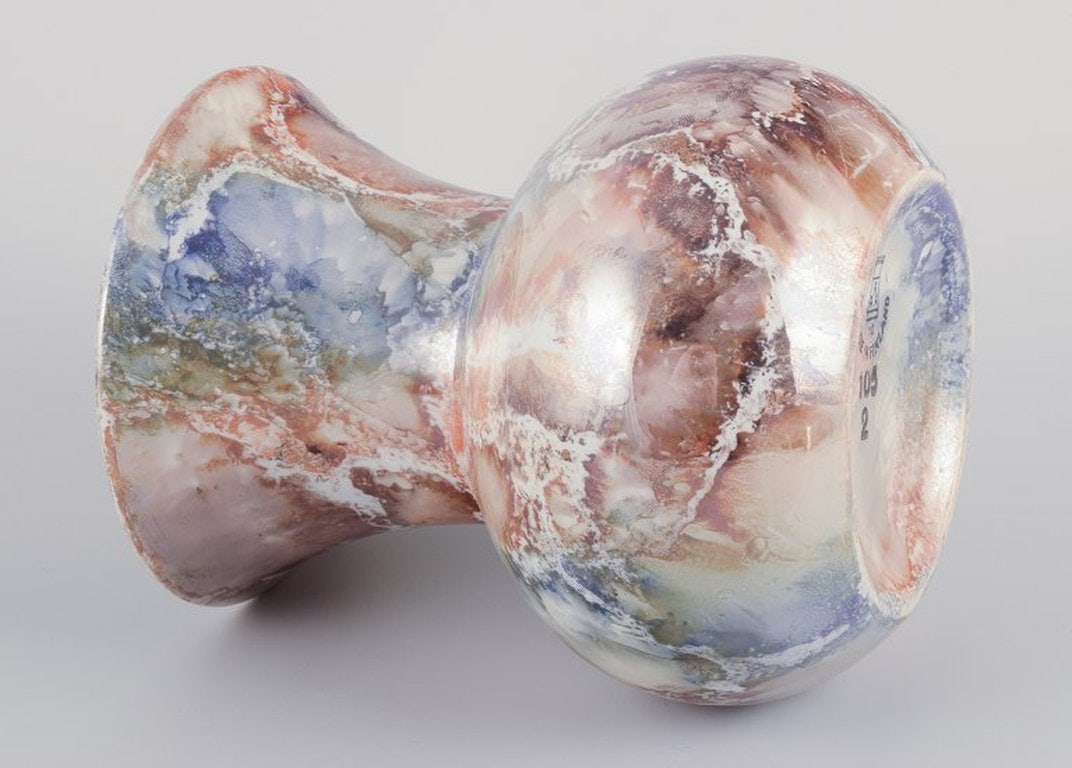 Arabia, Finland. Art Deco 'Marmor' ceramic vase. 1928-1932. - 5