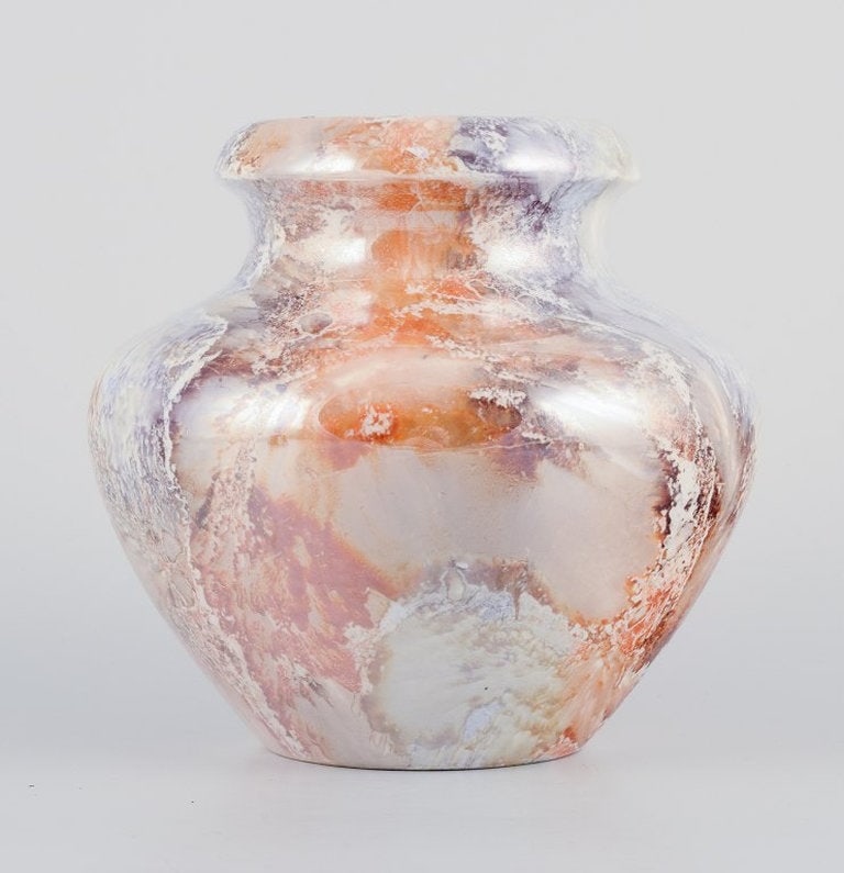 Arabia, Finland. Art Deco 'Marmor' ceramic vase. 1928-1932. - 3