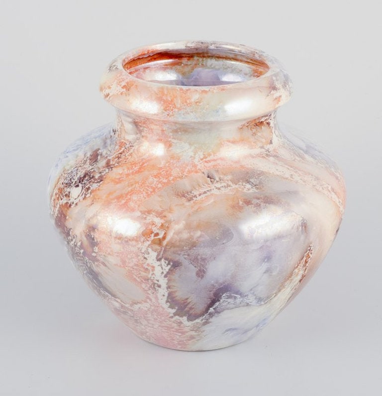 Arabia, Finland. Art Deco 'Marmor' ceramic vase. 1928-1932. - 4
