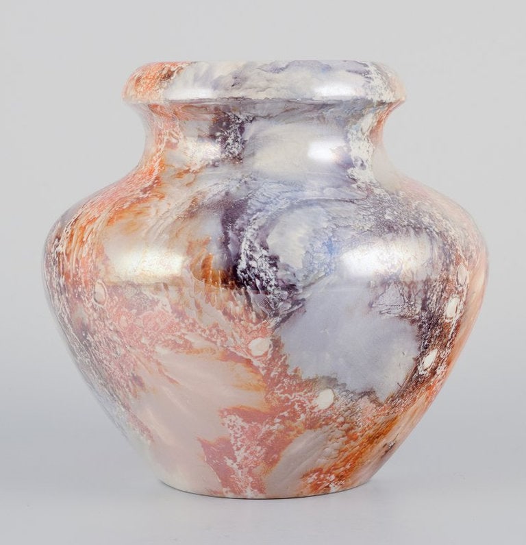 Arabia, Finland. Art Deco 'Marmor' ceramic vase. 1928-1932. - 3