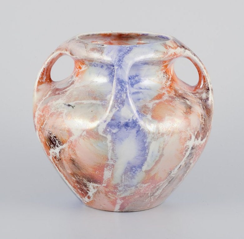 Arabia, Finland. Art Deco 'Marmor' ceramic vase. 1928-1932. - 2