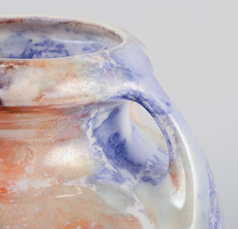 Arabia, Finland. Art Deco 'Marmor' ceramic vase. 1928-1932. - 6
