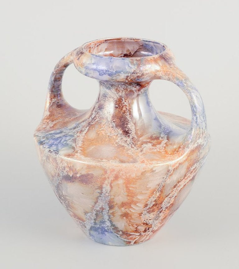 Arabia, Finland. Art Deco 'Marmor' ceramic vase. 1928-1932. - 4