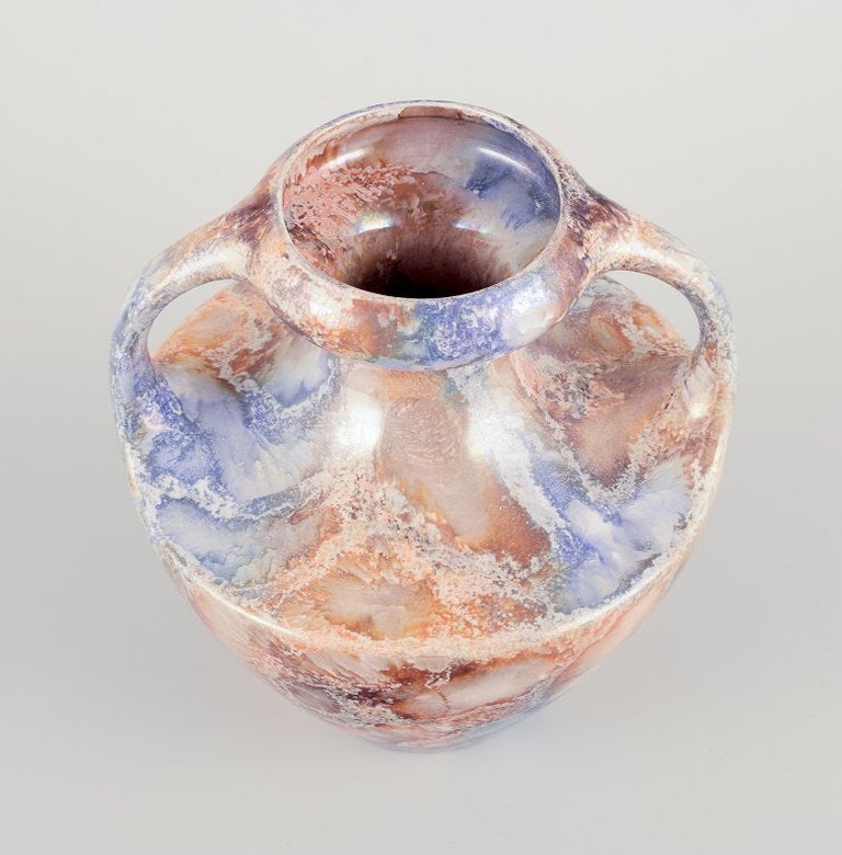Arabia, Finland. Art Deco 'Marmor' ceramic vase. 1928-1932. - 8