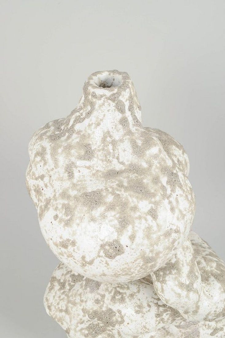 Christina Muff, contemporary Danish ceramic artist. Large hand-modelled, organic shaped, stoneware - 3