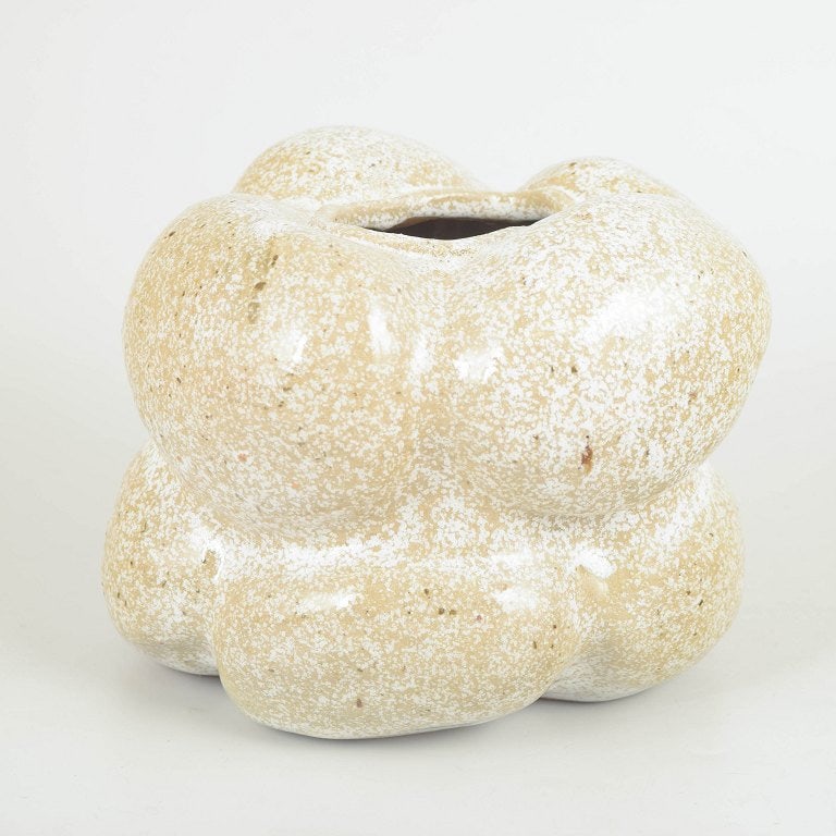 Christina Muff, contemporary Danish ceramic artist. One of a kind hand-modelled, organic shaped, - 2