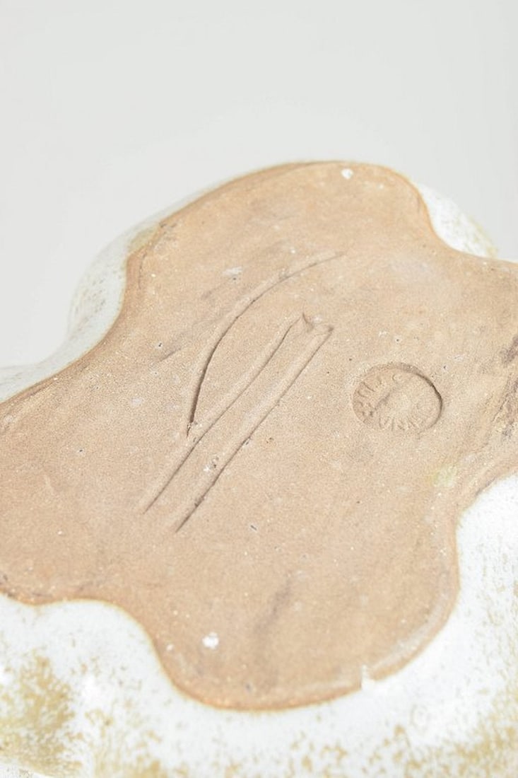Christina Muff, contemporary Danish ceramic artist. One of a kind hand-modelled, organic shaped, - 6