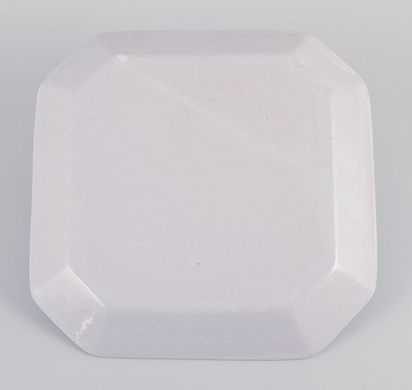 Bjørn Wiinblad, Det Blå Hus, Denmark. Unique octagonal ceramic bowl/wall relief. 1978. - 7