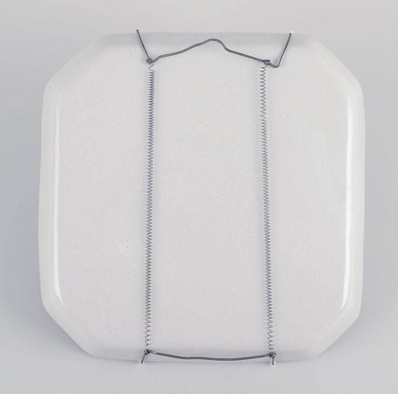 Bjørn Wiinblad, Det Blå Hus, Denmark. Unique octagonal ceramic bowl/wall relief. 1974. - 8