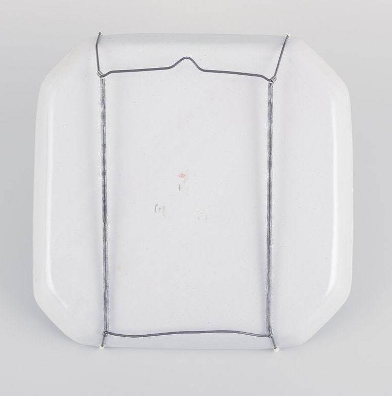 Bjørn Wiinblad, Det Blå Hus, Denmark. Unique octagonal ceramic bowl/wall relief. - 8