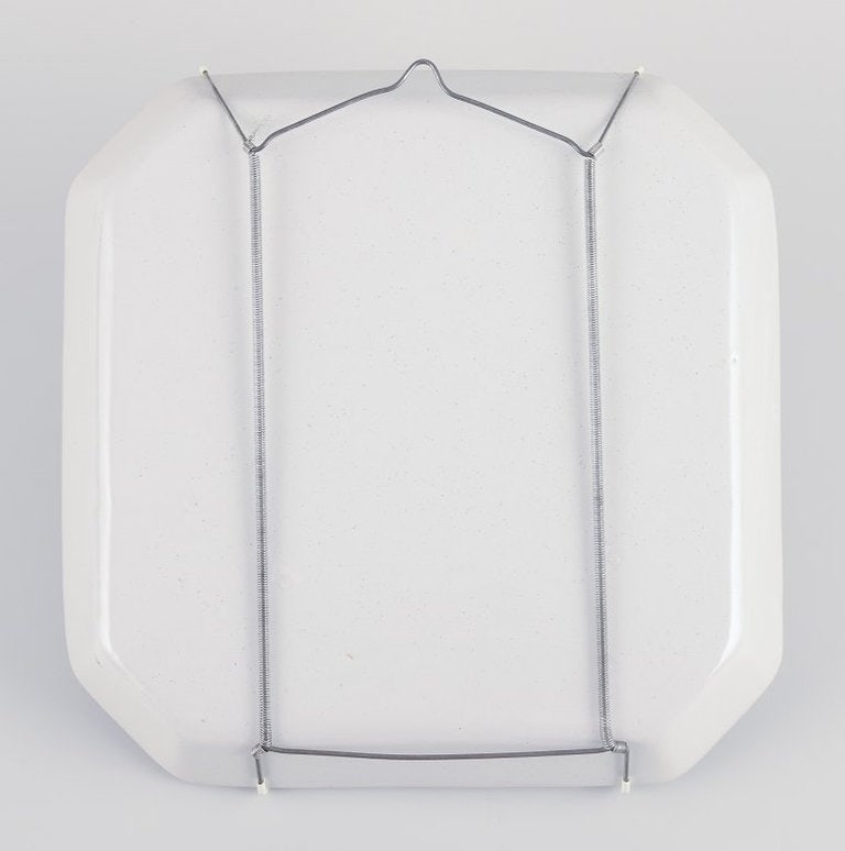 Bjørn Wiinblad, Det Blå Hus, Denmark. Unique octagonal ceramic bowl/wall relief. - 8