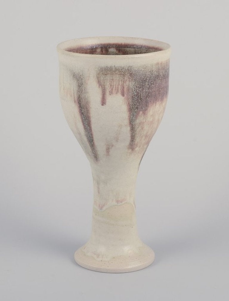 Swedish ceramist. Unique ceramic mug. Late 20th century. - 3