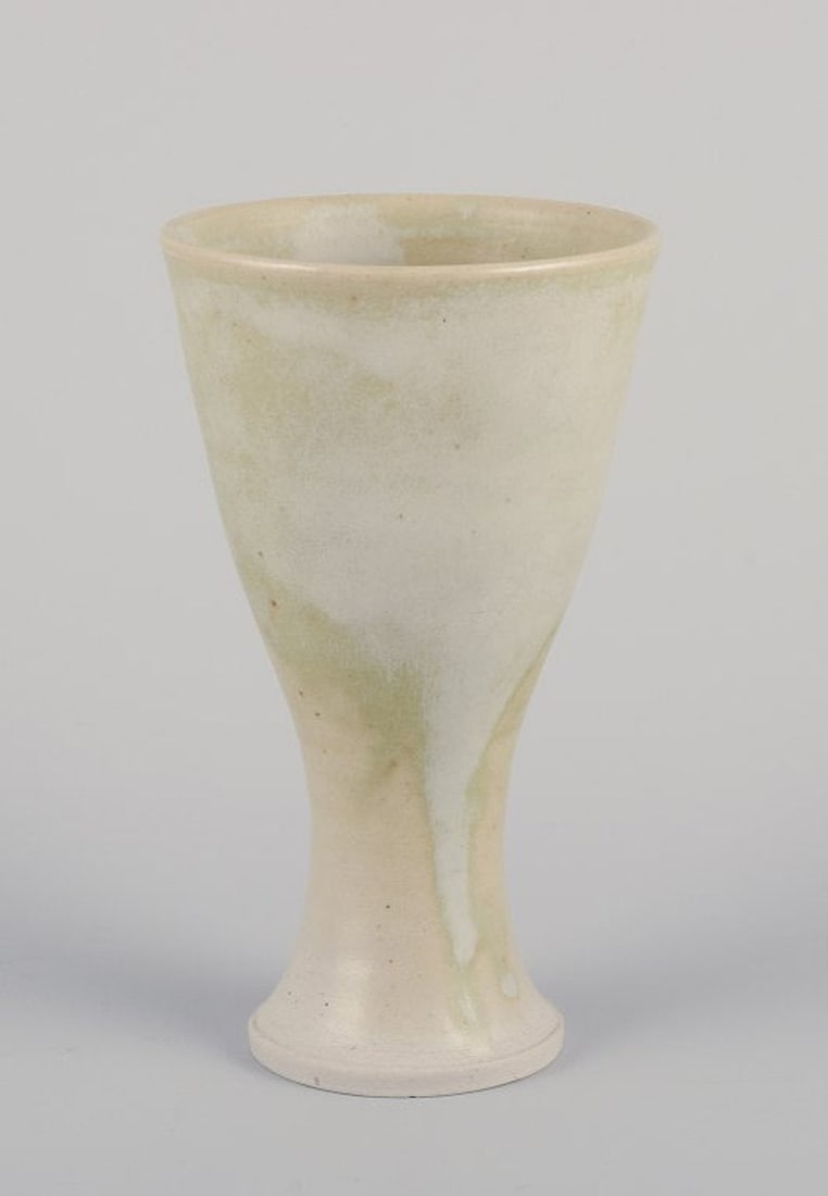 Swedish ceramist. Unique ceramic mug. Late 20th century. (1 of 8)