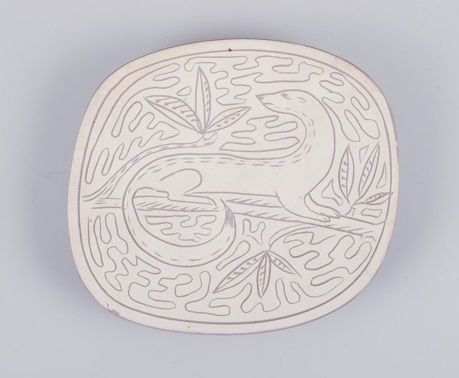 Gunnar Nylund for Nymølle, Denmark. Three unique bowls in terracotta. Mid-20th century. - 3