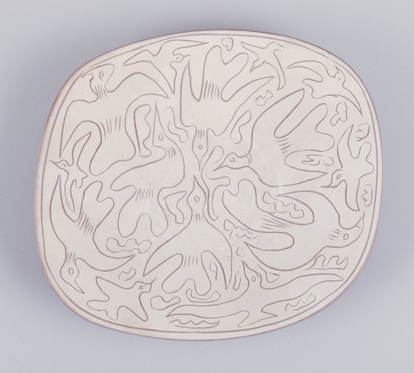 Gunnar Nylund for Nymølle, Denmark. Three unique bowls in terracotta. Mid-20th century. - 3