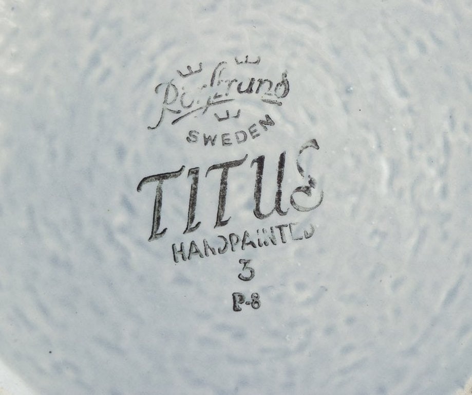 Olle Alberius for Rörstrand, Sweden. 'Titus' ceramic vase made of stoneware. 1960s/70s. - 6