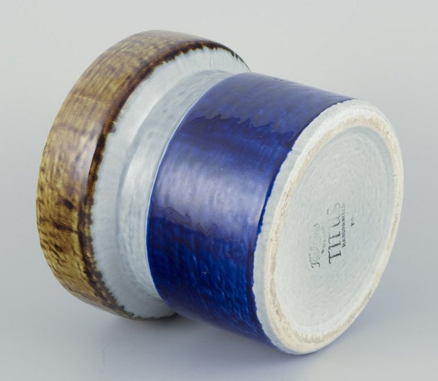 Olle Alberius for Rörstrand, Sweden. 'Titus' ceramic vase made of stoneware. 1960s/70s. - 5