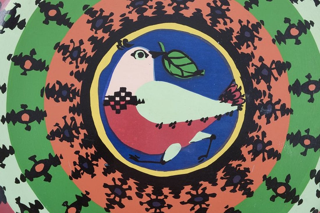 Bjørn Wiinblad for Illums Bolighus, Denmark. Large papier-mache wall relief. 1960s/70s. - 4