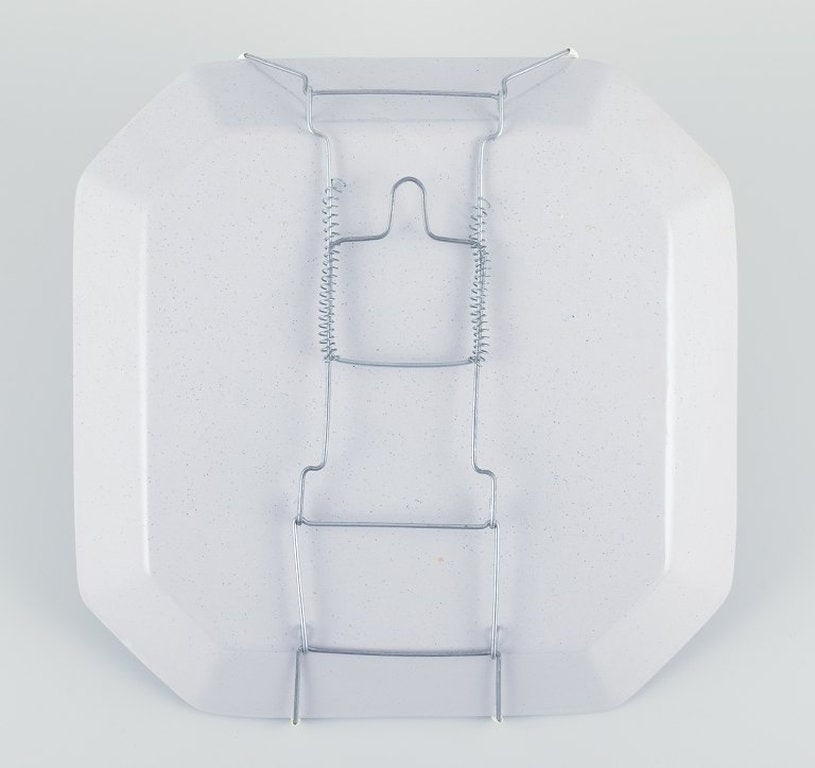 Bjørn Wiinblad for Det Blå Hus, Denmark. Octagonal dish in stoneware. 1976. - 8
