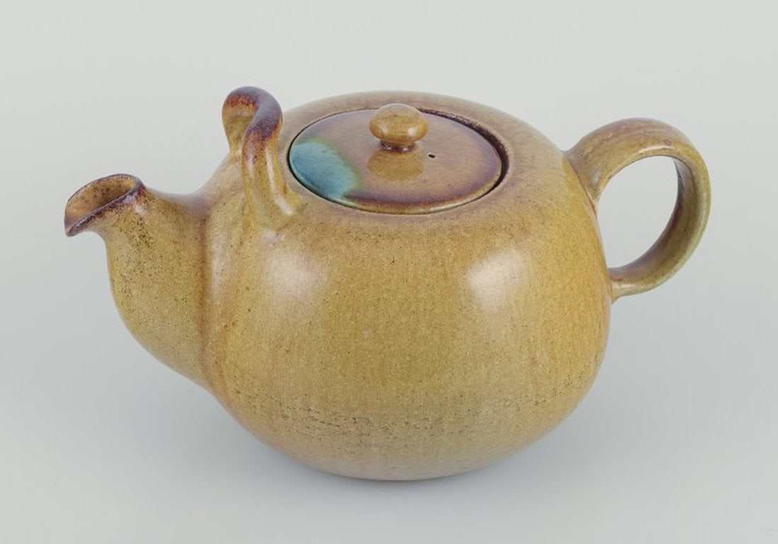 Nils Kähler for Kähler, Denmark. Very large ceramic teapot. 1960s/70s. - 3