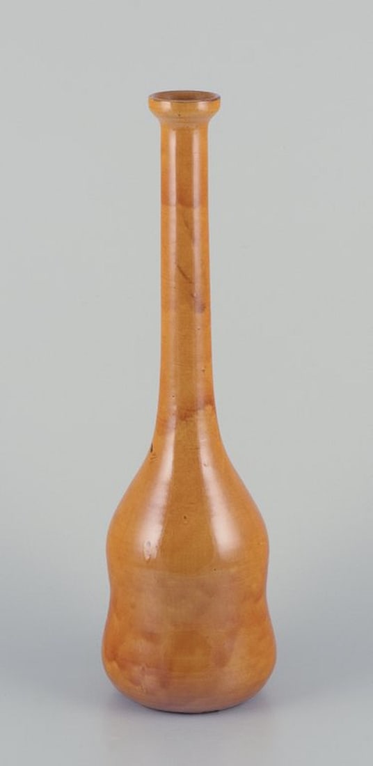 Biot, France. Unique floor vase in ceramic. 1960s/70s. - 3