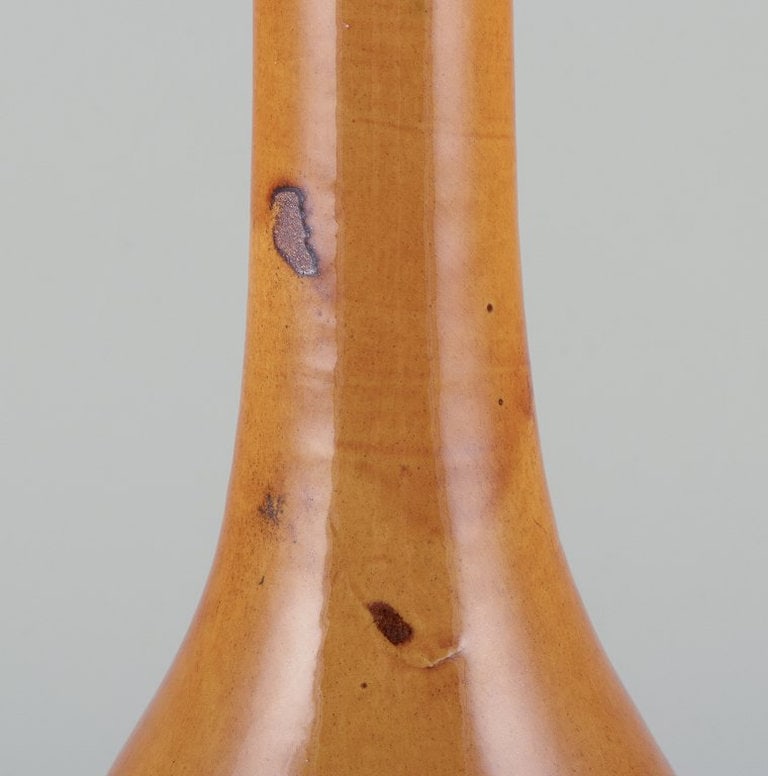 Biot, France. Unique floor vase in ceramic. 1960s/70s. - 5