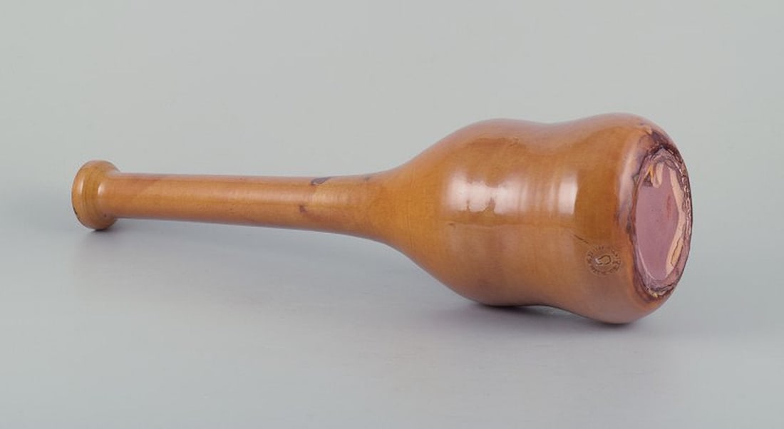 Biot, France. Unique floor vase in ceramic. 1960s/70s. - 6