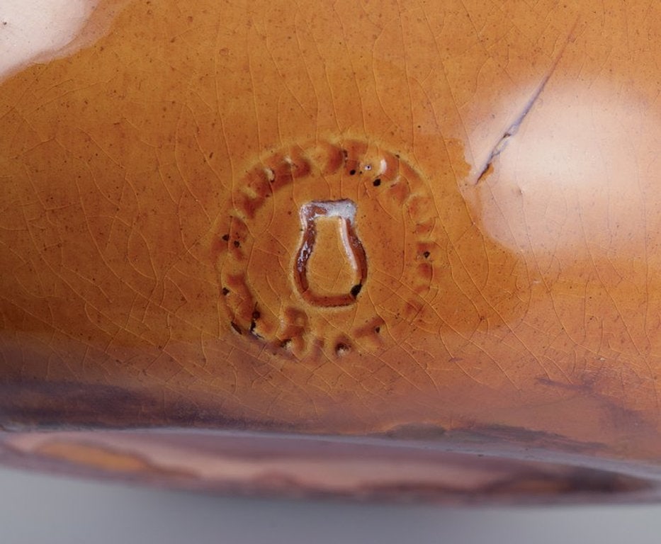 Biot, France. Unique floor vase in ceramic. 1960s/70s. - 7