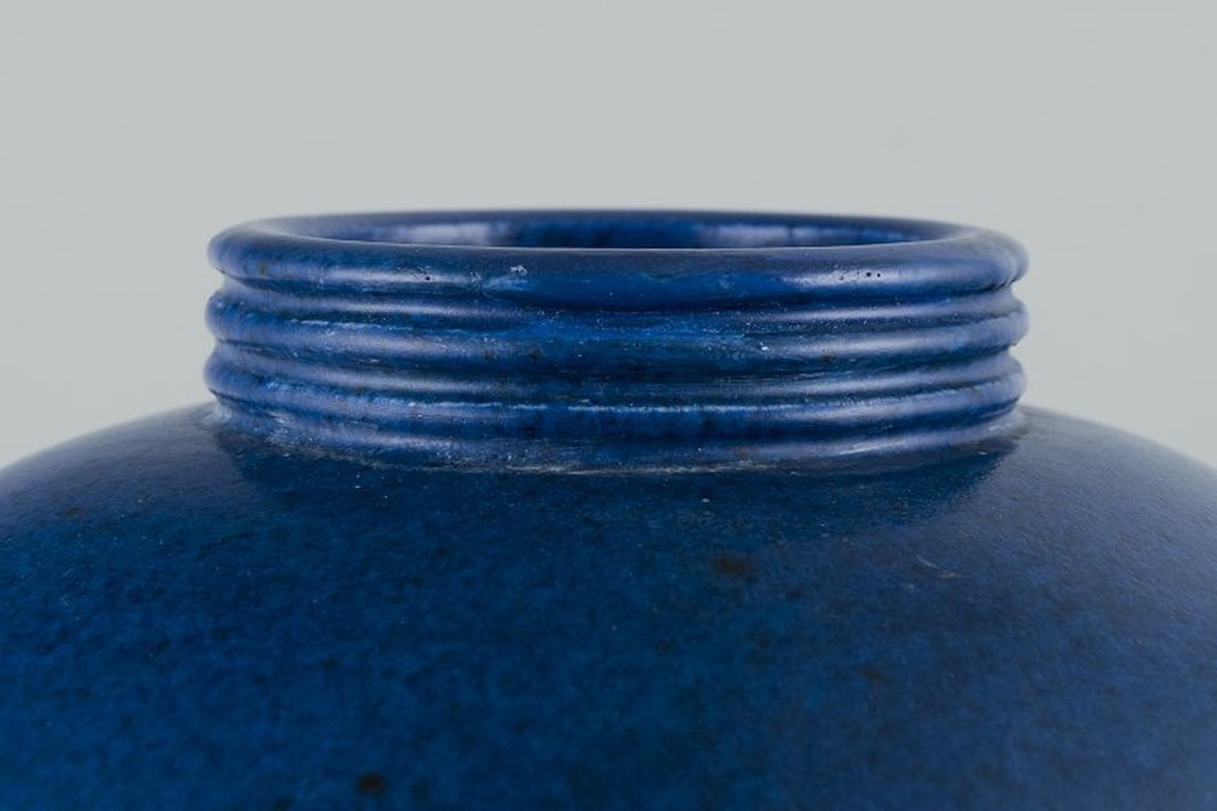 Saxbo, Denmark. Large and impressive ceramic vase. 1940s/50s - 6